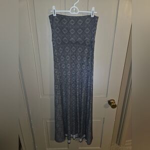 LuLaRoe Black Geometric Maxi Skirt